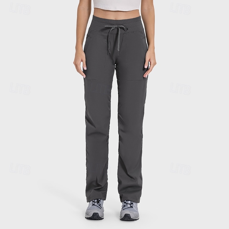 Per donna Pantaloni Cargo Pantaloni Eleganti Casual Lunghezza intera Naturale Semplice Tasca Design con Coulisse Elastica Comodo All'aperto Confortevole All'aperto Vacanza Rosso Grigio scuro Blu del 2025 a $34.99 –P6