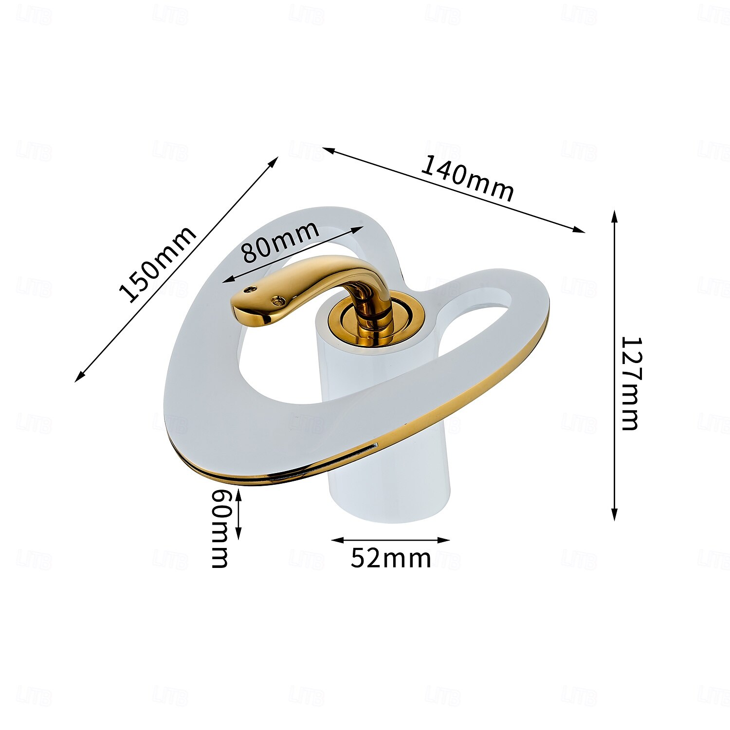 Robinet de lavabo - Cascade Finitions peintes Ensemble central Poignée unique à un trouBath Taps de 2025 ? $226.79 –P2