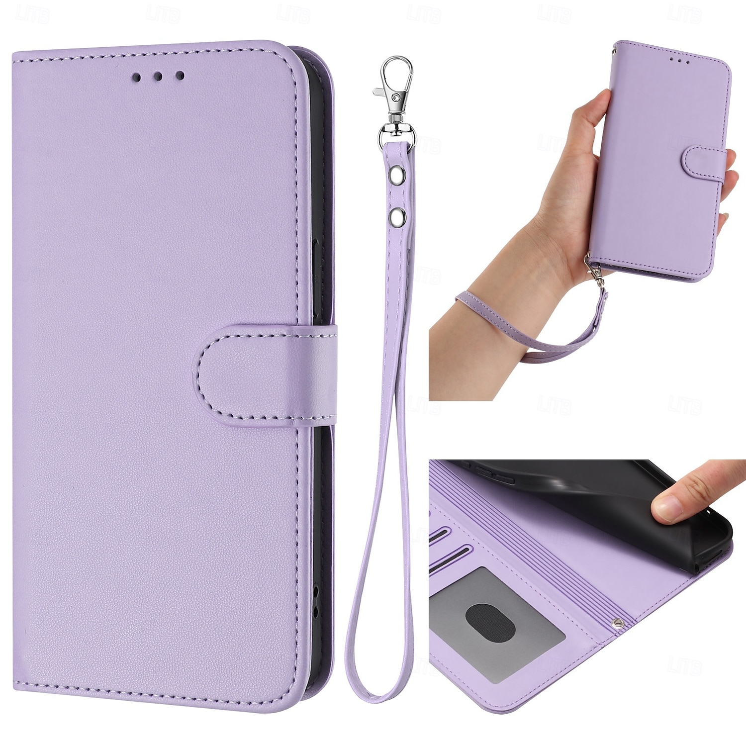 telefone Capinha Para iPhone 16 Pro Max Plus iPhone 15 14 Pro Max Plus iPhone 13 Pro Max Mini Capa para Cartão Wallet Com Suporte Magnética Proteção de corpo inteiro Retro TPU Couro PU de 2025 por $13.99 –P3