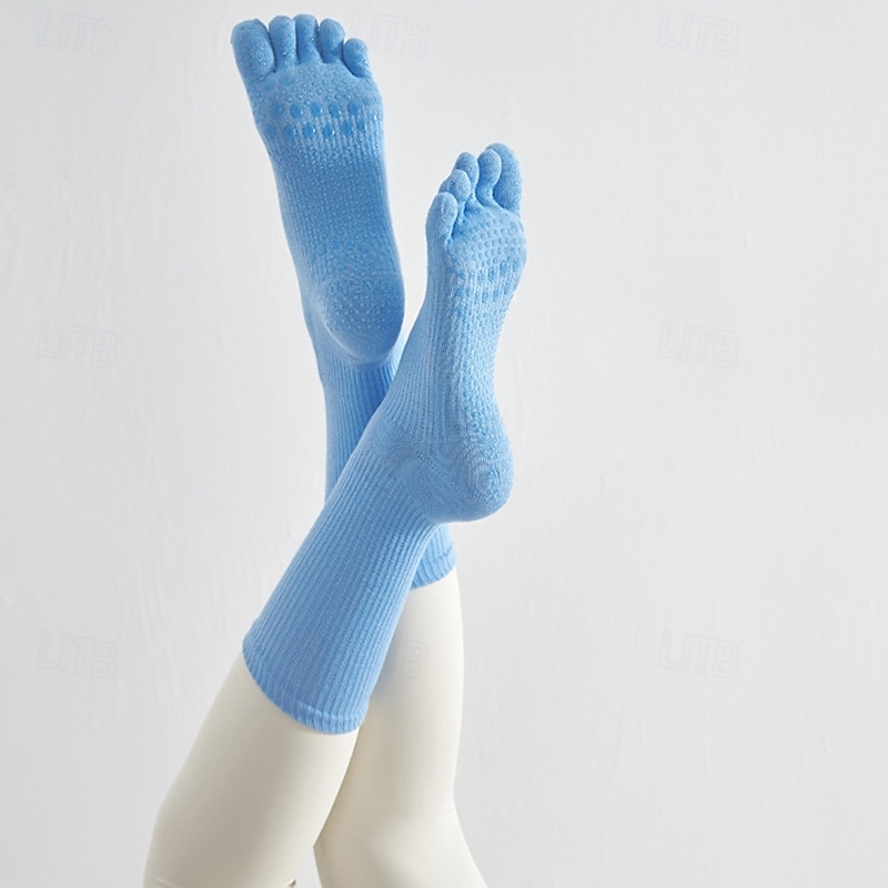 Women Non-slip Dispensing Five Toes anti-odorant anti-friction Sweat-absorbent Floor Socks For Pilates Dance 2026 - $6.49 –P1