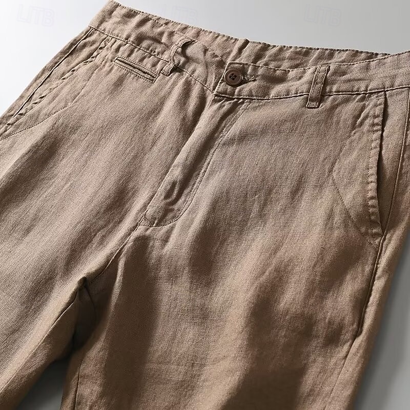 Miesten Shortsit Liinavaatteet Kesähousut Rantahousut Napit Tasku Tavallinen Mukavuus Hengittävä Lyhyt Loma Pyhäpäivä Hiekkaranta Havaijilainen Boheemi Valkoinen Khaki 2026 - $24.99 –P6