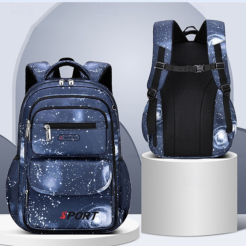 Boys' Fashionable Hundred Schoolbag Large Capacity Waterproof Abrasion Resistant Suitable for Grades 1 to 6 2025 - $20.99 –P12