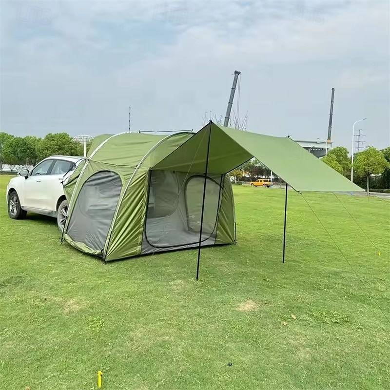 Family Camping Rear RV Extension Tent Car Rear Tent 0 With Mesh Canopy Front Hall Rear Tent 2025 - $320.89 –P11