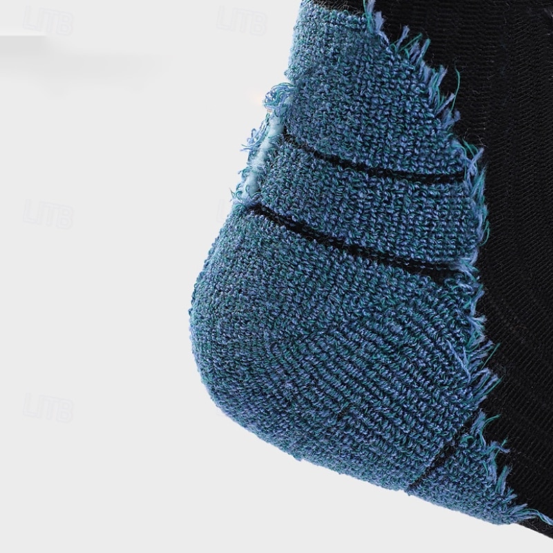 1 Par Hombre Mujer calcetines de lana merino Calcetines de senderismo Calcetines para correr Mantiene abrigado Transpirable Anti ampollas Grueso Invierno Al aire libre tripulación media Retazos Lana 2025 - $11.49 –P8