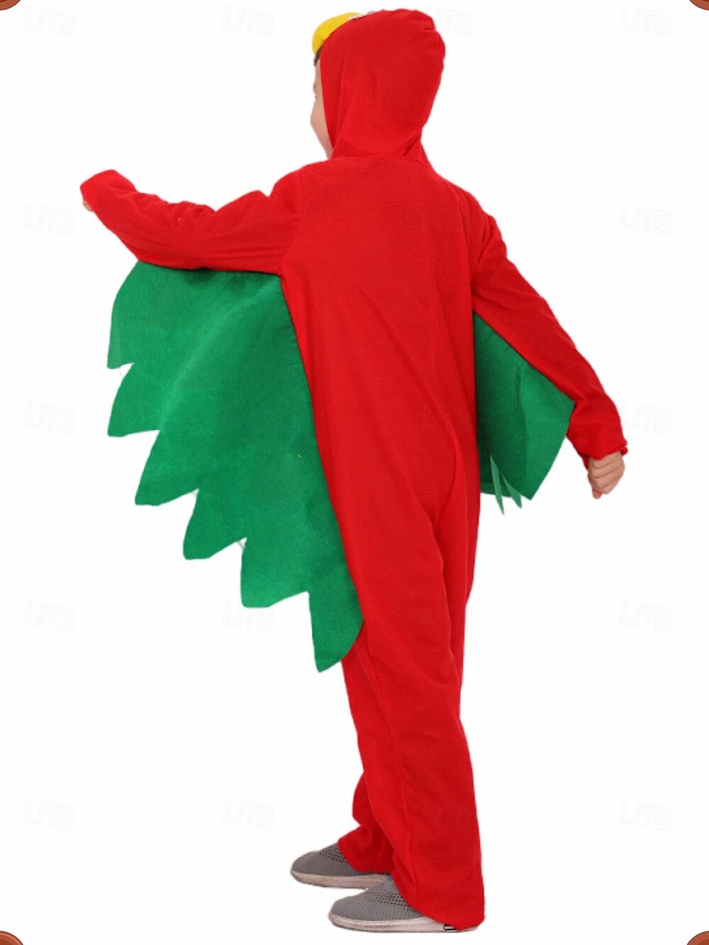 Coda di fata Animale Pappagallo Uccello Pirata Polly Pigiama Kigurumi Tutine Cosplay Ragazzi Ragazze Bambini Performance Vestirsi in modo educativo Vestiti per eventi scolastici Halloween Carnevale del 2025 a kr.377 –P4