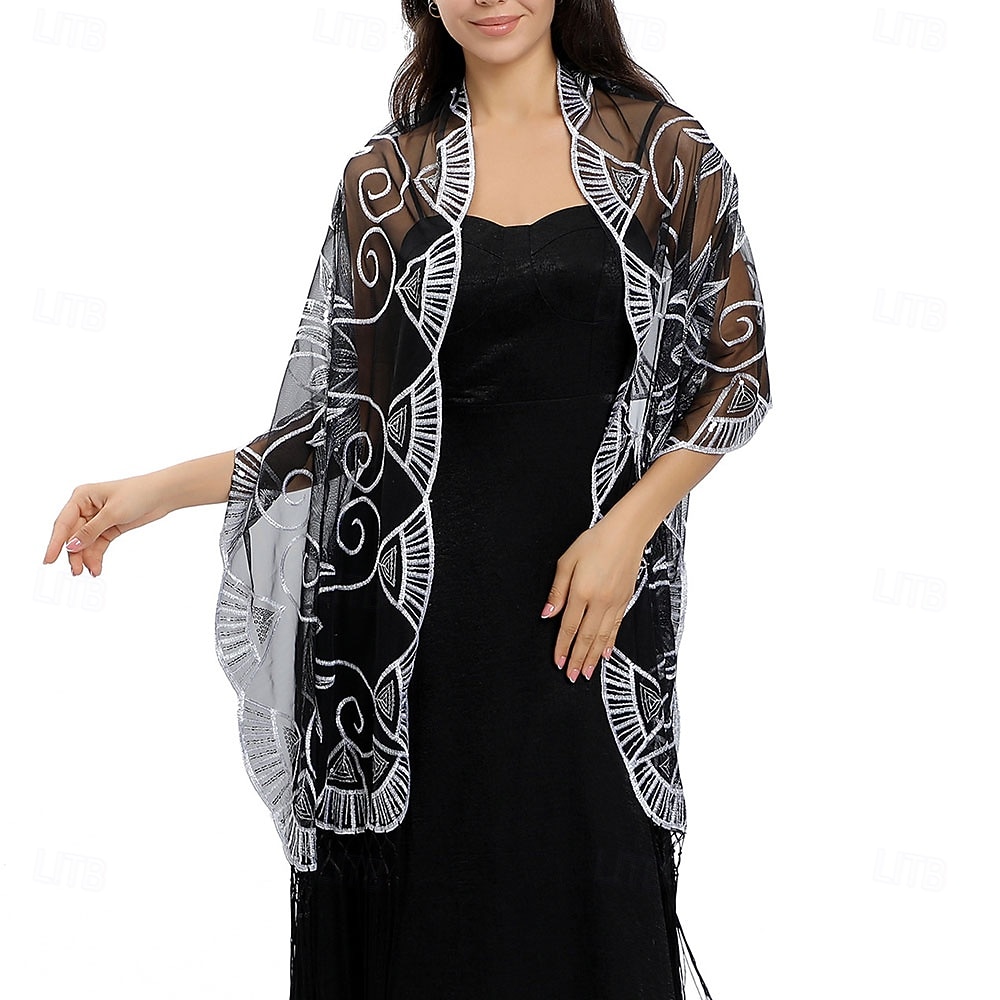 Cubiertas de Boda Elegantes sin Mangas de Encaje para Mujeres con Lentejuelas para Bodas de Verano 2026 - $22.99 –P6