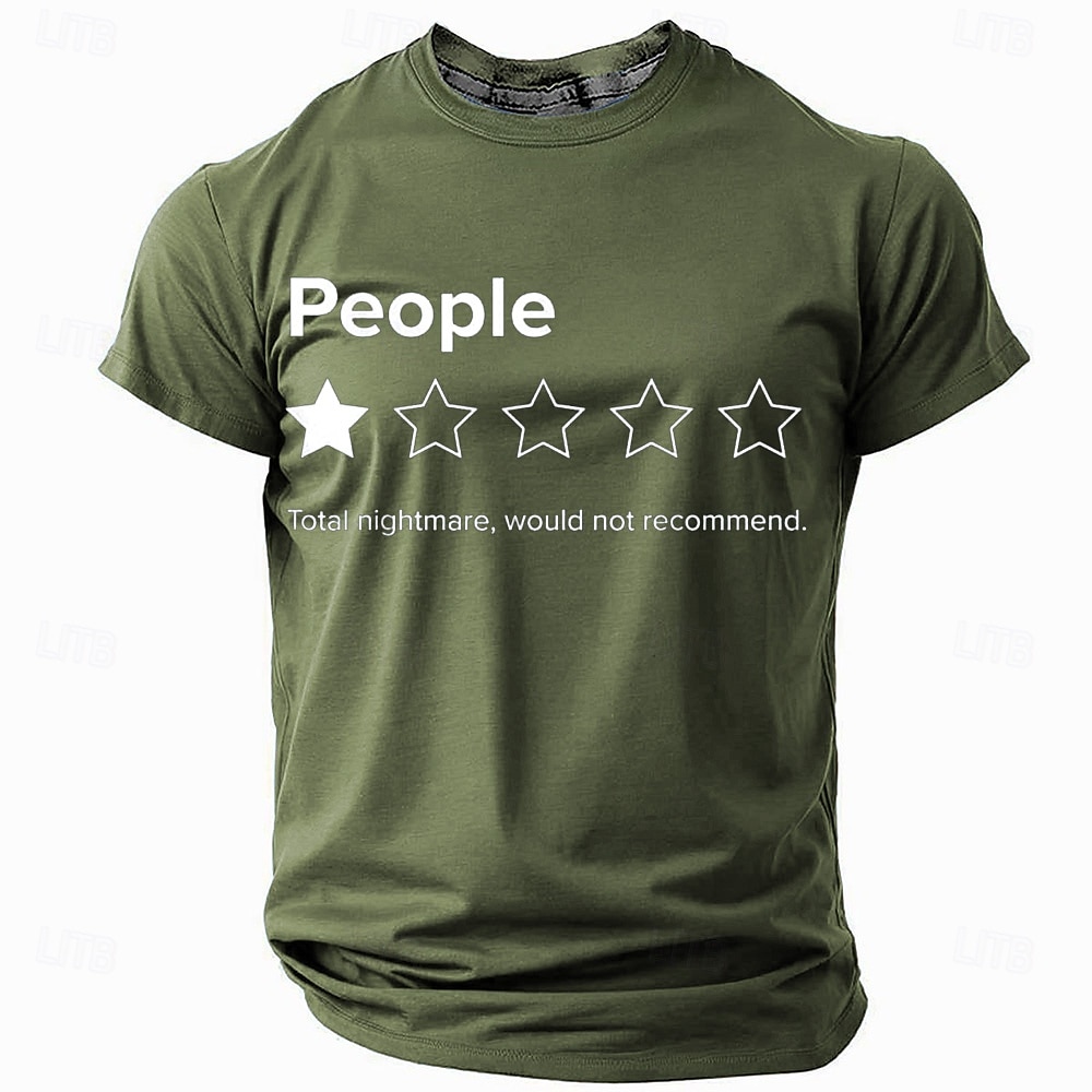 Herren Lustiger Slang T Shirt Kurzarm T-Shirt 3D-Druck Rundhalsausschnitt Rundhals Hemd Mode Täglich Basic Straße Lässig Täglich Schwarz Rote Blau Sommer Frühling Ganzjahres Bekleidung S M L XL XXL 2025 - $17.99 –P3