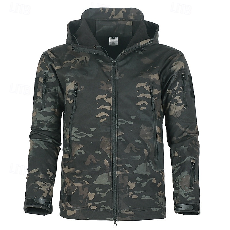 Per donna Giacca da esterno Cappotto invernale Giacca in pile da escursionismo Inverno All'aperto Termico Antivento Giacca in Pile Invernale Nero Mimetico Marrone Verde Cachi del 2025 a $39.99 –P8