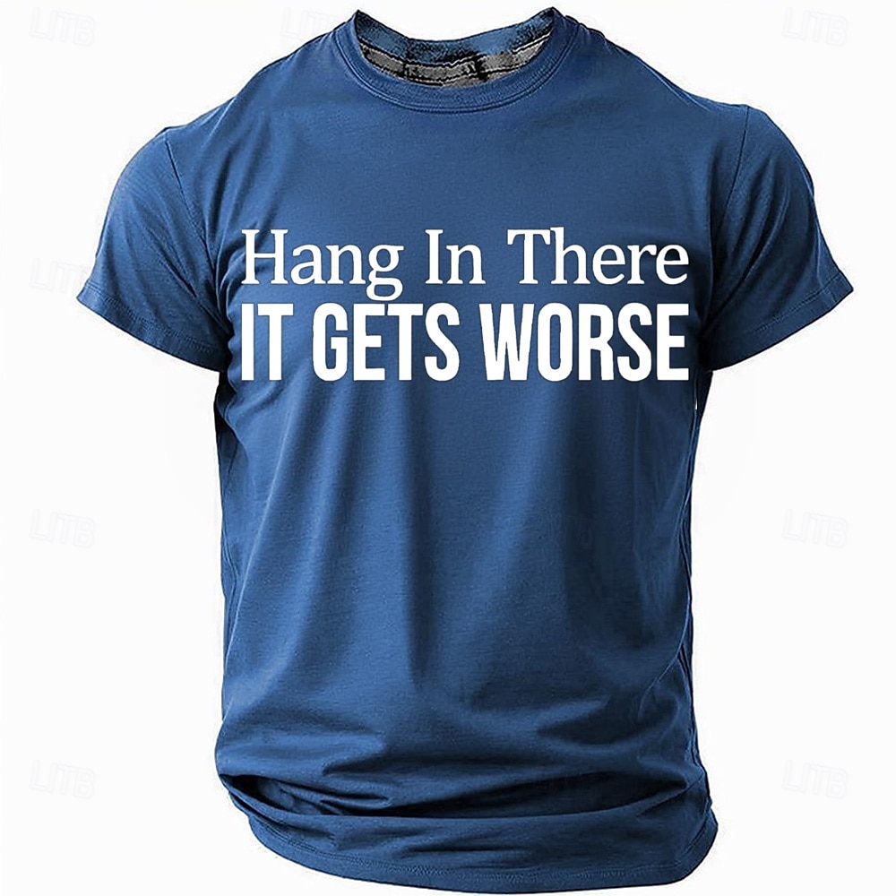 Hombre Argot divertido Sarcasmo Camiseta Manga Corta Camiseta Impresión 3D Cuello Barco Camisa Moda Diario Básico Calle Casual Diario Negro Rojo Azul Piscina Verano Primavera Todas las Temporadas Ropa 2025 - $17.99 –P3