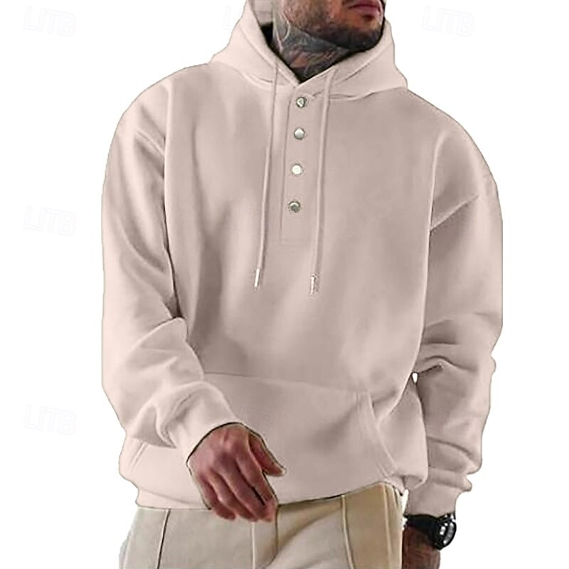 Per uomo Felpa con cappuccio Felpa con cappuccio abbottonata Aalbicocca Rosso bordeaux Nero Verde chiaro Verde militare Con Cappuccio Semplice Tasca Frontale Sport & Outdoor Casuale Quotidiano del 2025 a $25.99 –P5