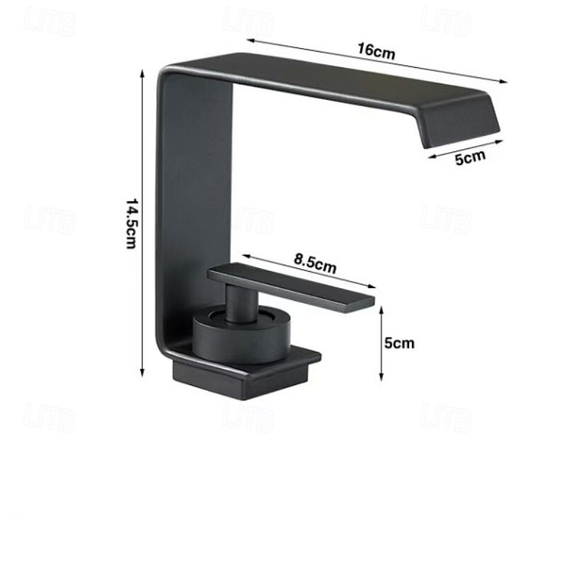 Rubinetto per lavabo - Cascata Galvanizzato Set centrale Monocomando un foroBath Taps del 2025 a $137.99 –P5