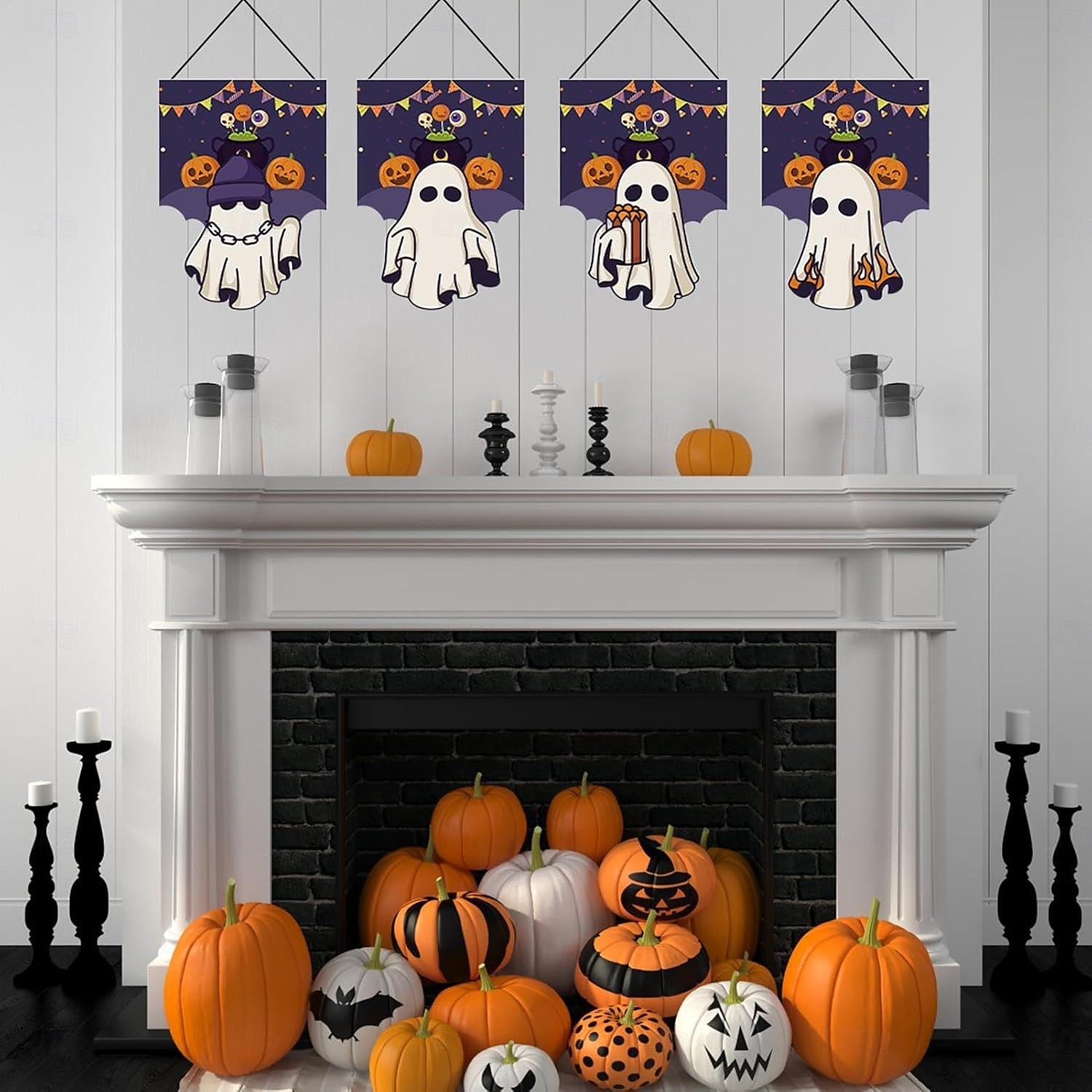 2025年 ハロウィンの旗 ゴースト柄の旗 - 屋外用のクリエイティブなホリデーガーデンフラッグ、ハロウィン用の小さなガーデンフラッグ  コレクション – $13.99 –P2