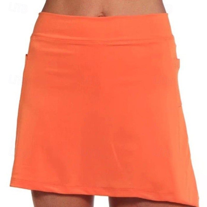 Dámské Kalhoty Skort Šortky proti oděru Šik ven Na běžné nošení Krátký Přírodní Bez vzoru Elastický pas Pohodlný Venkovní Pohodlné Dovolená Víkend Oranžovo červená Jezerní modrá Černá Tmavě námořnická 2025 - $12.99 –P7