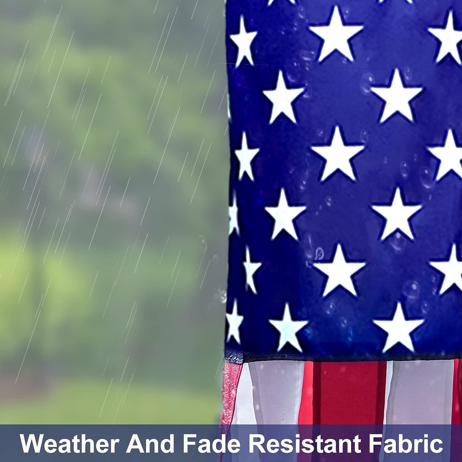 4. Juli Dekorationen Amerikanischer Windsock schwer belastbar patriotische 4. Juli Außenanlage Dekor Flagge USA Windsock Sterne rot weiß blau Dekor für den Unabhängigkeitstag außen 2026 - $9.99 –P5