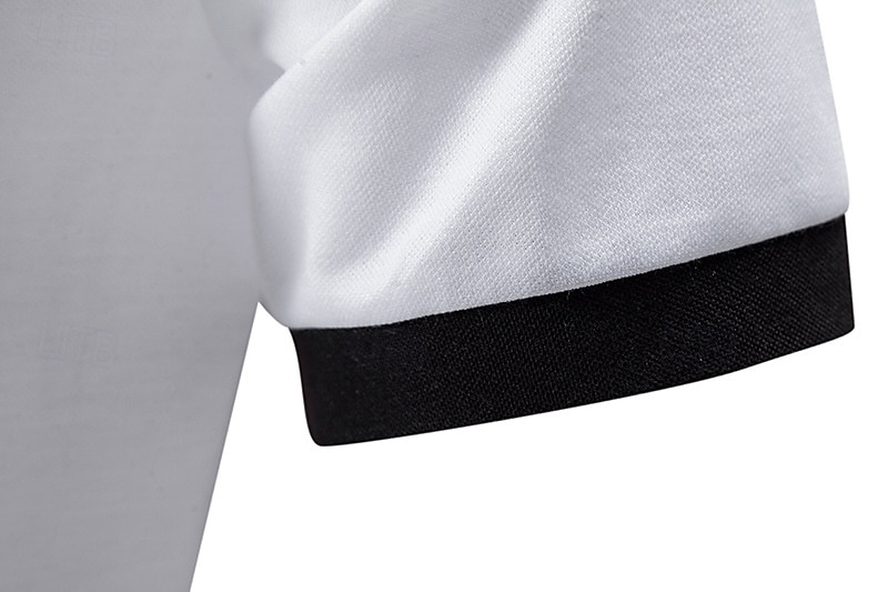 Per uomo Polo in Cotone Maglia da golf Casuale Sportivo Bavero Colletto Polo a Coste Manica Corta Moda Essenziale Semplice Classico Estate Primavera Vestibilità aderente Nero Bianco Giallo Rosso Polo del 2025 a $18.99 –P4