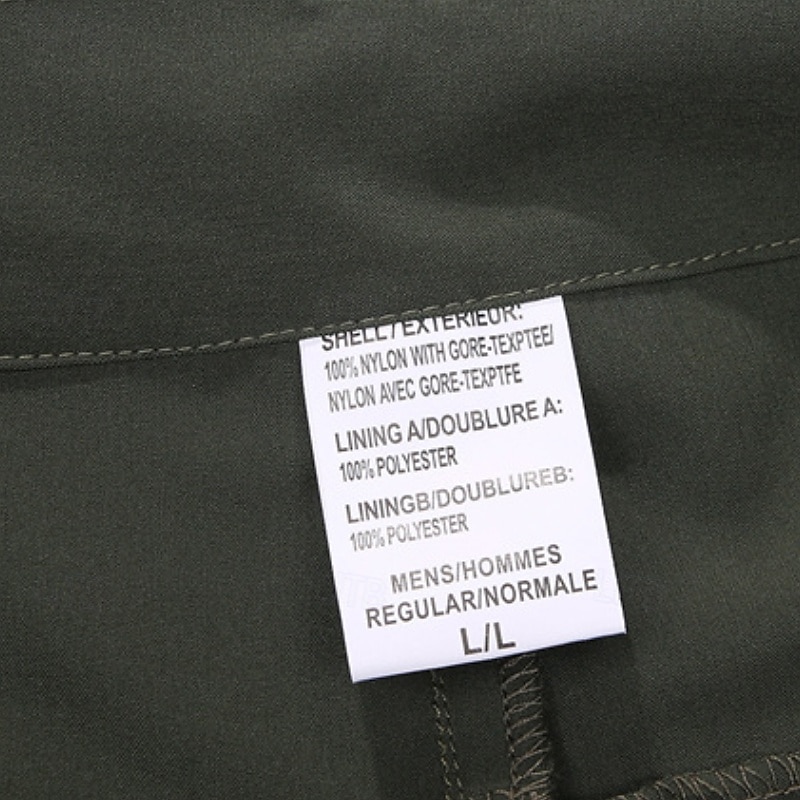 Miesten Vaellushousut vaellushousut Ulko- Normaali Vedenkestävä Tuulenkestävä Alaosat Vetoketjullinen tasku Tumman harmaa Musta Telttailu / Retkely / Luolailu Juoksu S M L XL XXL 2026 - $24.99 –P12