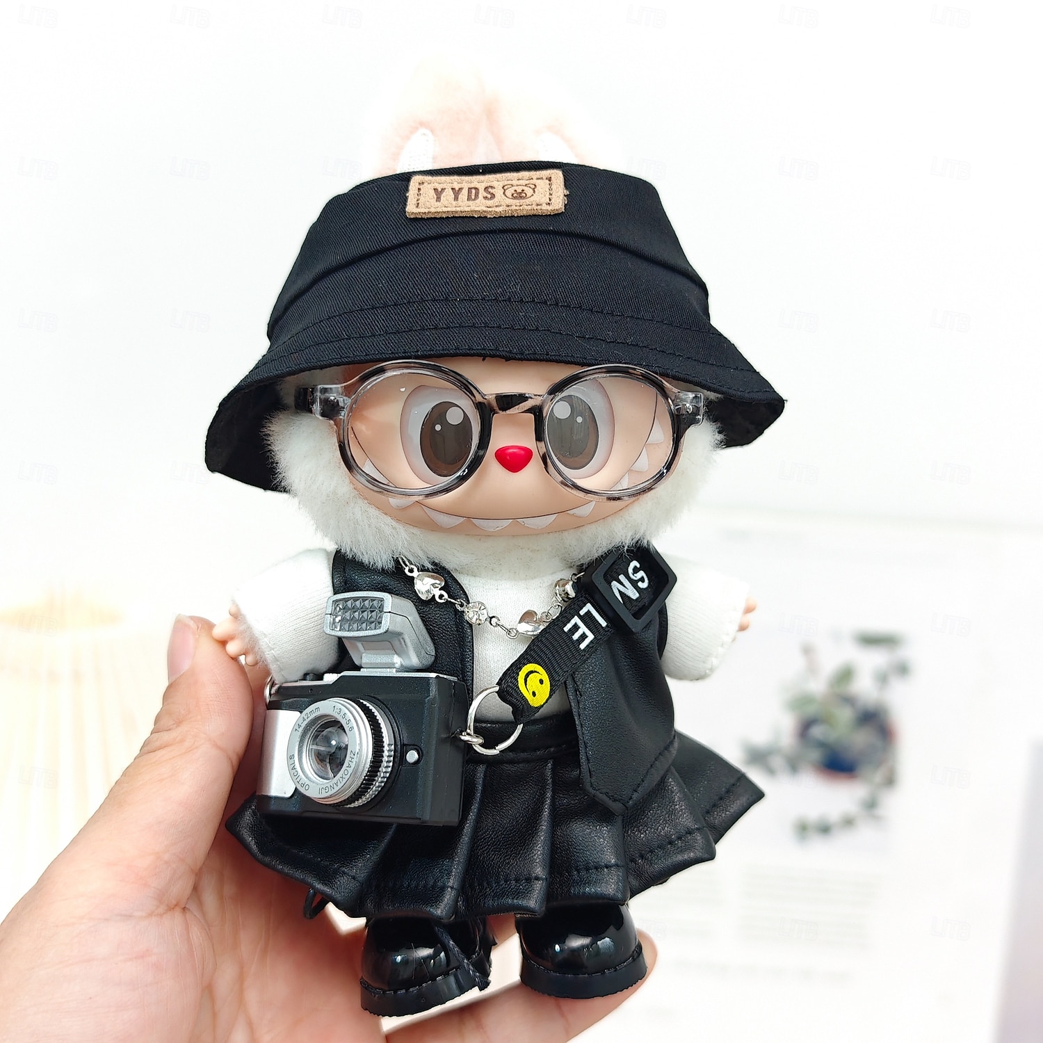 17 cm vinyl dockkläder, tillbehör, 6,7 tum, handgjorda virkade kläder för vinylfigur, modekläder, unik stil (endast outfit) 2025 - $20.99 –P2