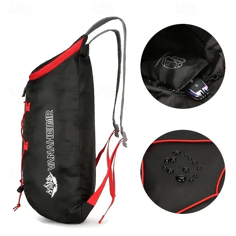 Sac à dos de randonnée pliable pour homme, sac à dos d'extérieur léger et compact, imperméable, pour le camping, les voyages, le trekking, petit sac de sport portable et pliable avec plusieurs poches de 2025 ? $10.99 –P2