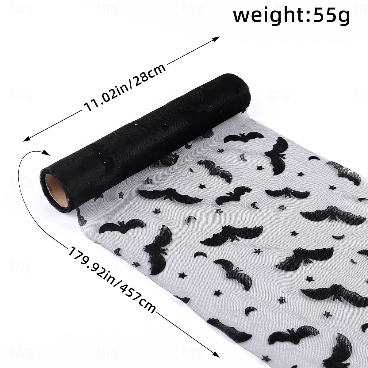 Chemin de table en maille d'Halloween, décoration de nappe de fête en toile d'araignée et de chauve-souris, tapis de salle à manger de festival fantôme effrayant, décoration de table de fête de 2025 ? $11.99 –P10
