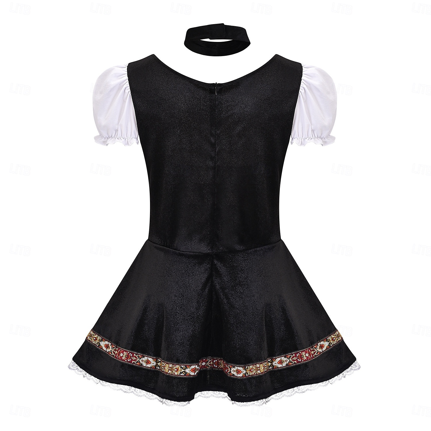 Oktoberfest Mini Sukienka Dirndl Pokojówka Seksowny bawarski Alpejski Łąki Damskie Impreza Festiwal Piwa Tkanina w stylu tradycyjnym (30 cm) 2026 - $37.99 –P2
