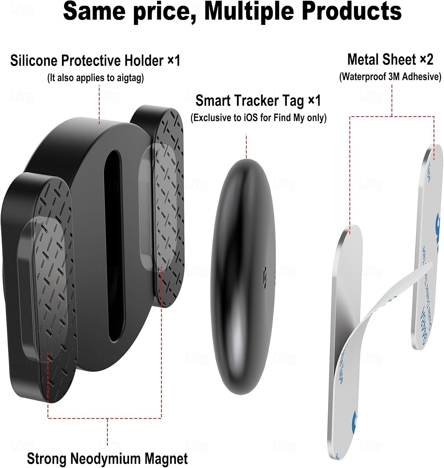 Mini GPS Tracker, Rastreador GPS para Carros Sin Suscripcion, Mini GPS Tracker for Vehicles, Undetectable GPS Tracke for Car,for iPhone/Android , Airtag Pet, Dog, Bag, Kids 2025 - $63.99 –P6