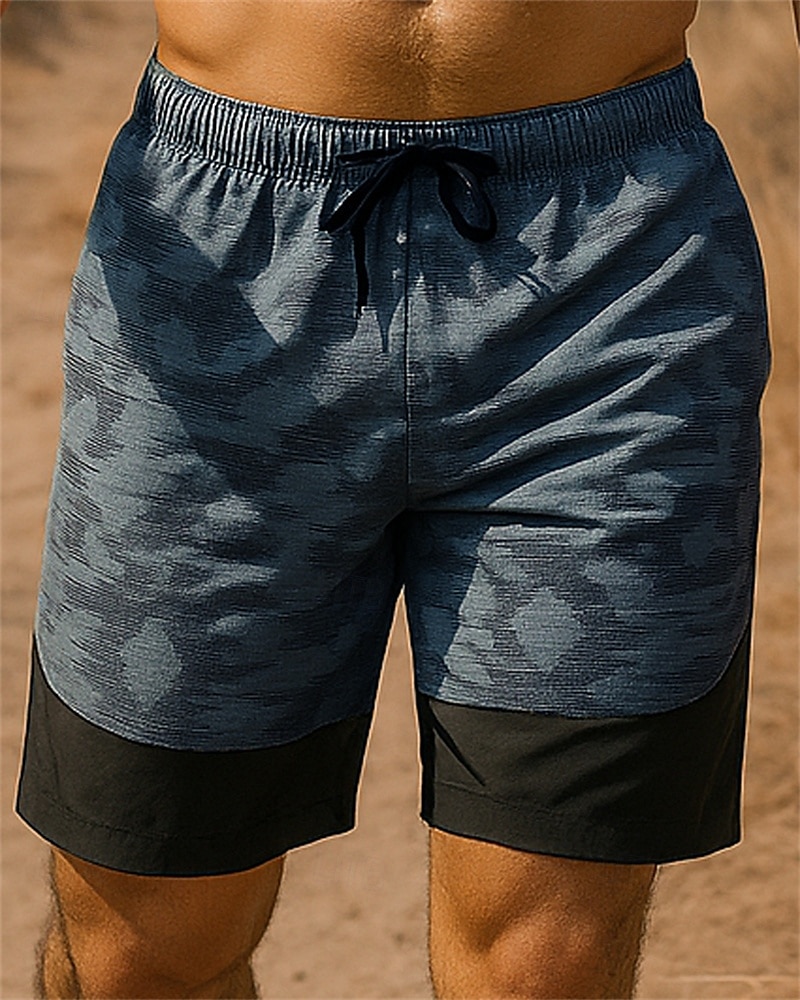 Homens Shorts de caminhada Retalhos Ao ar livre Normal Respirável Secagem Rápida Leve Elástico Calção Cintura elástica Verde Escuro Cinzento Tênis Golfe Corrida M L XL XXL XXXL de 2025 por $24.99 –P4