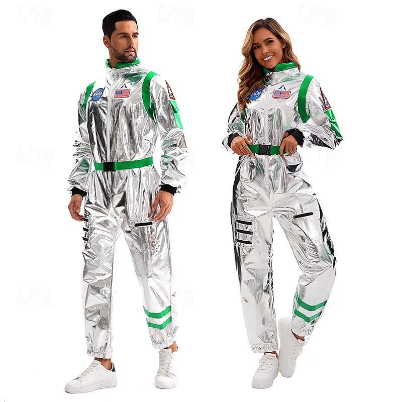 Astronaut předvečer Všech svatých Cosplay kostým předvečer Všech svatých Dospělé Pro páry Pánské Dámské předvečer Všech svatých Karneval Karneval předvečer Všech svatých Jednoduché Halloweensk 2025 - $44.99 –P4