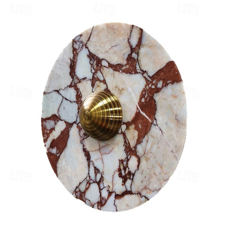 Luminária de parede LED de mármore para ambientes internos, 1 luminária minimalista de parede, luminária de decoração para casa, luzes de parede para sala de estar e quarto, 110-240 V de 2026 por $217.49 –P5