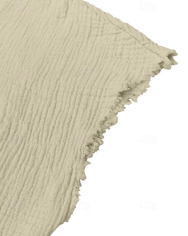 رجالي تي شيرت بلايز قميص بأكمام قصيرة تي الأعلى كم قصير V رقبة الصيف سهل موضة مصمم أساسي الطيات عطلة شارع مناسب للخارج أبيض كاكي تي شيرت للرجال 2025 - €16.11 –P6