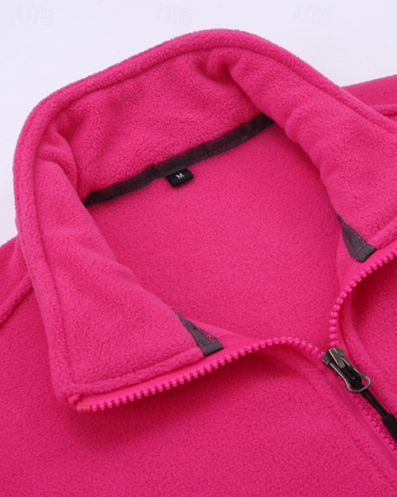 Per donna Giacca da escursionismo Giacca in pile da escursionismo Inverno All'aperto Termico Impermeabile Antivento Spesso Giacca in Pile Invernale Nero Giallo Rosa Rosso Blu Reale del 2025 a $22.99 –P4
