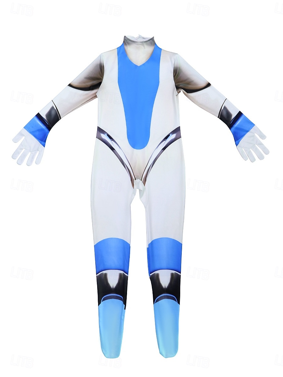 Futuristický robot Astrobot Kostým Kombinéza Den STEM cosplay Filmové kostýmy for Pánské Chlapecké Dospělí Dětské předvečer Všech svatých Karneval Světový den knihy Výkon Vzdělávací převlékán 2025 - $36.99 –P4