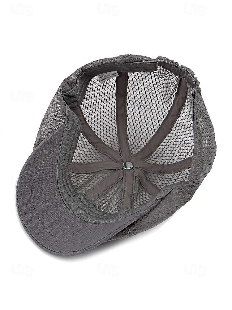 Atmungsaktive Newsboy-Mütze aus Mesh für Herren – leichte Sommer-Schiebermütze im klassischen Ivy-Stil für Outdoor-Aktivitäten und Freizeit 2025 - $11.99 –P7