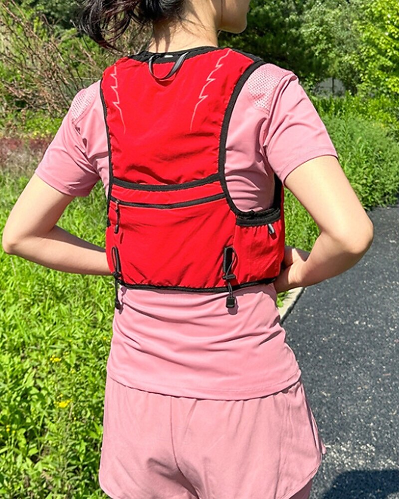 Löparväst Vattenpaket Vätskeväst Armwarmers Vattentät Snabb tork Lättvikt Polyester för Maraton Camping Joggning 2025 - $39.99 –P17