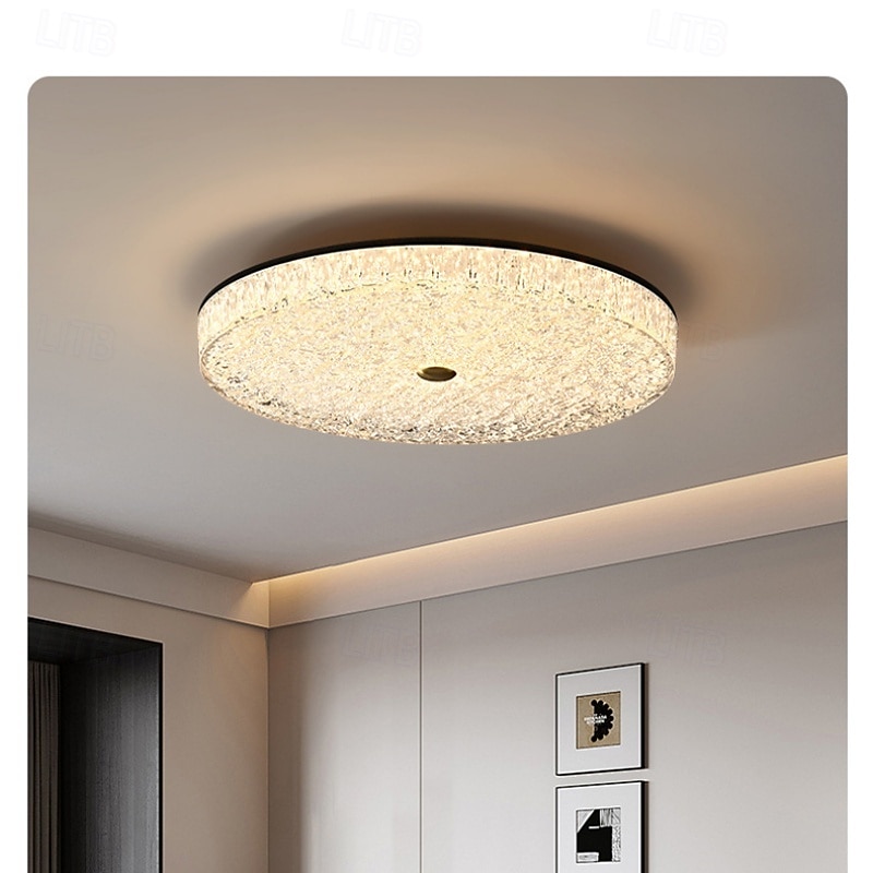 LED Modern Minimalist Round Ceiling Light for Bedroom & Living Room Stepless Dimming with Remote Control 2025 - $192.99 –P7