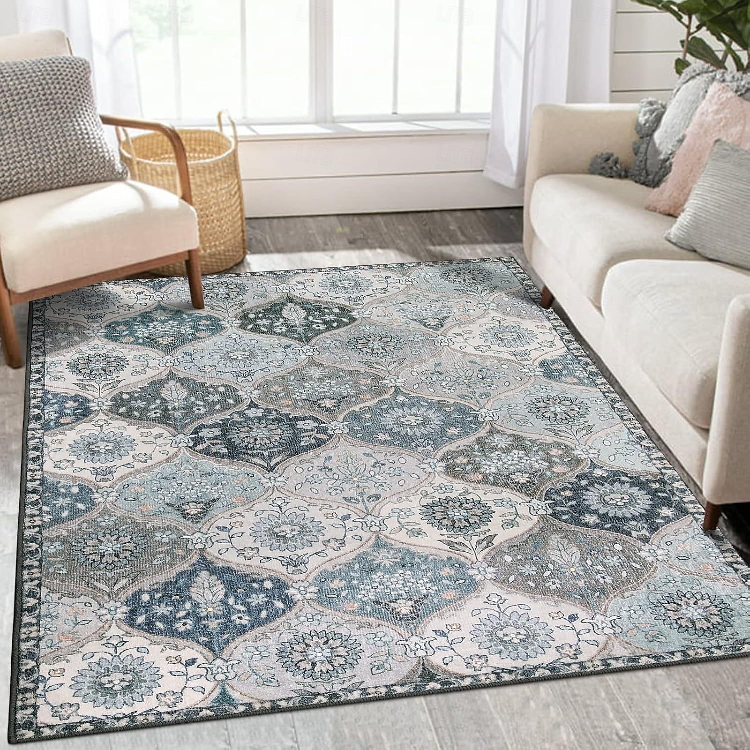 Bohemian Boho Bereichsteppich Küchenteppich Rutschfester Ölbeständiger Bodenmatte Wohnzimmerteppich Innen- und Außenteppich Schlafzimmerdeko Badezimmermatte Eingangsfußmatte Fußmatte 2025 - $10.99 –P13