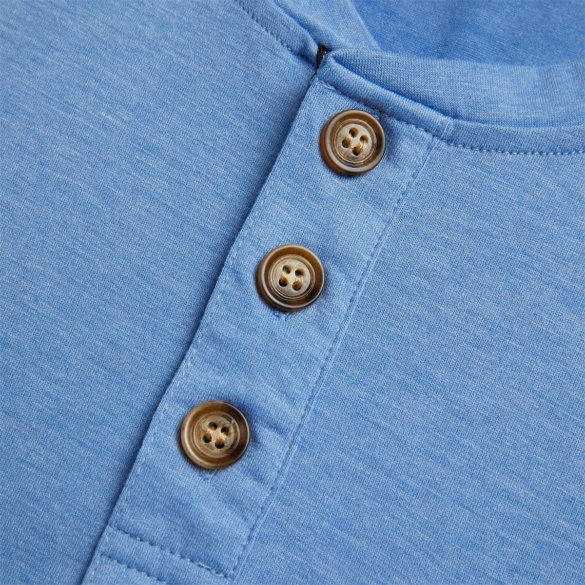 Pánské Tričko Henley Tričko Top Krátký rukáv Bez vzoru Módní Designové Základní Kapsy Knoflíky Henley Dovolená ulice Jdeme ven Léto Vodní modrá Černá Šedá Tričko Henley 2026 - $20.99 –P7