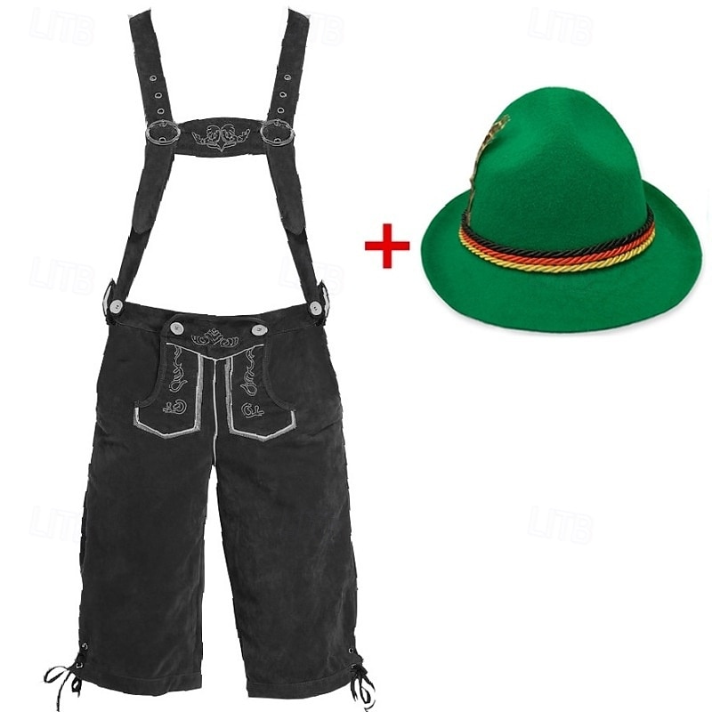Oktoberfest Lederhosen Cappello alpino Bavarese Tedesco Alpino Prati Per uomo Feste Festa della birra Panno in stile tradizionale del 2026 a $38.99 –P7