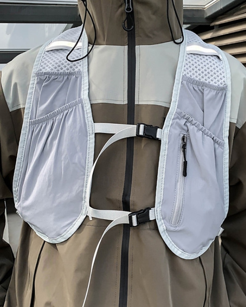 Hardloopvest Waterpakket Hydratatievest Armverwarmers Reflecterend waterdicht Sneldrogend Polyester voor marathonloop Wandelen Joggen 2025 - $17.99 –P2