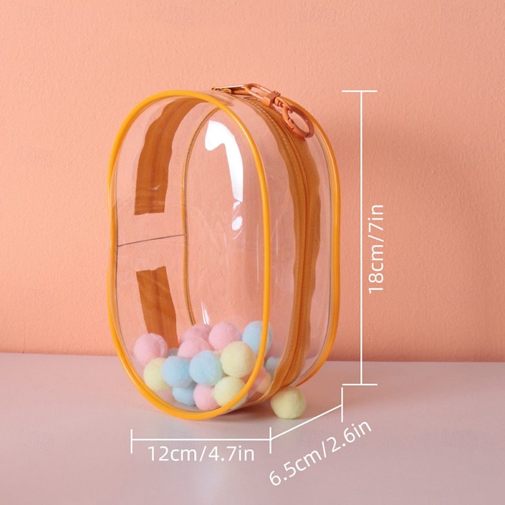 Clear Bag Keychain For 17/15cm Plush Doll(NO DOLL)Hanging Display CaseProtective CasePlastic PVC Storage Box (Clear Bag) 2025 - $13.99 –P5