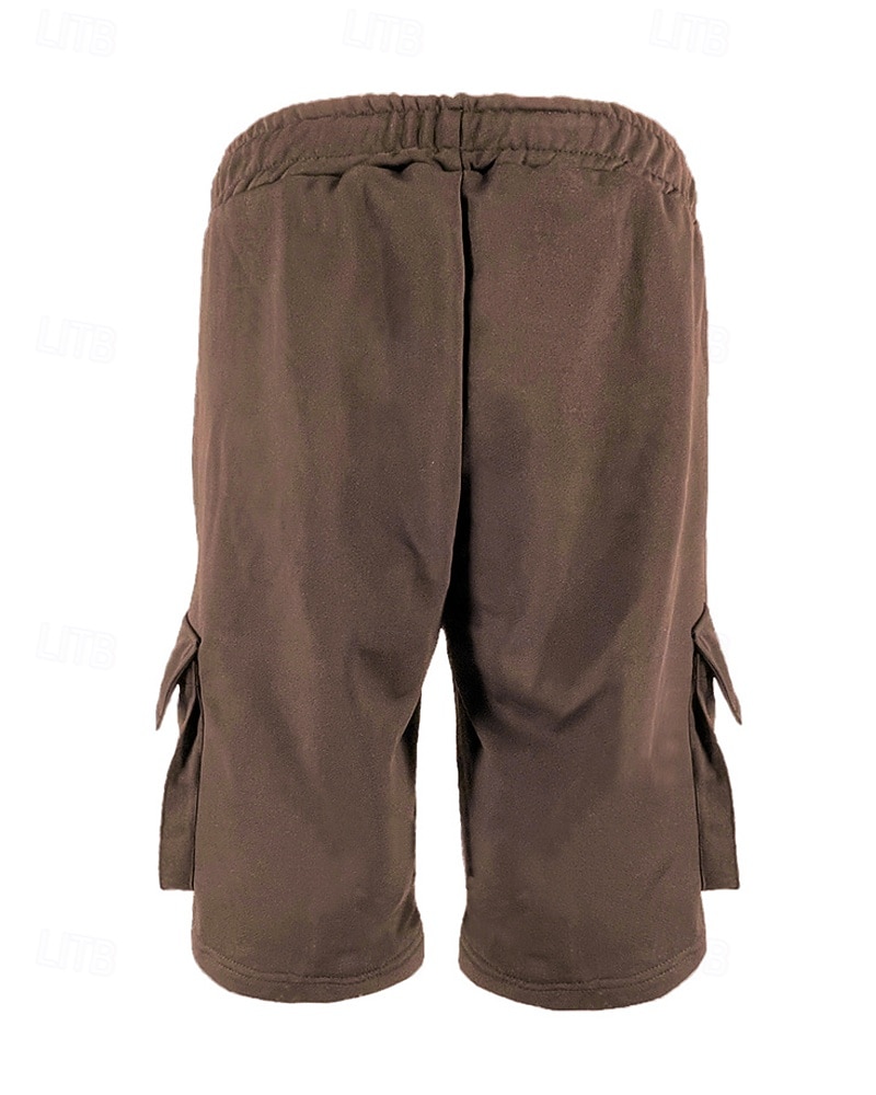 Men's Athletic Shorts Sweat Shorts Shorts Summer Shorts Pocket Drawstring Elastic Waist Plain Comfort Breathable Short Outdoor Sports Classic Casual Black Blue Micro-elastic 2026 - $20.99 –P17