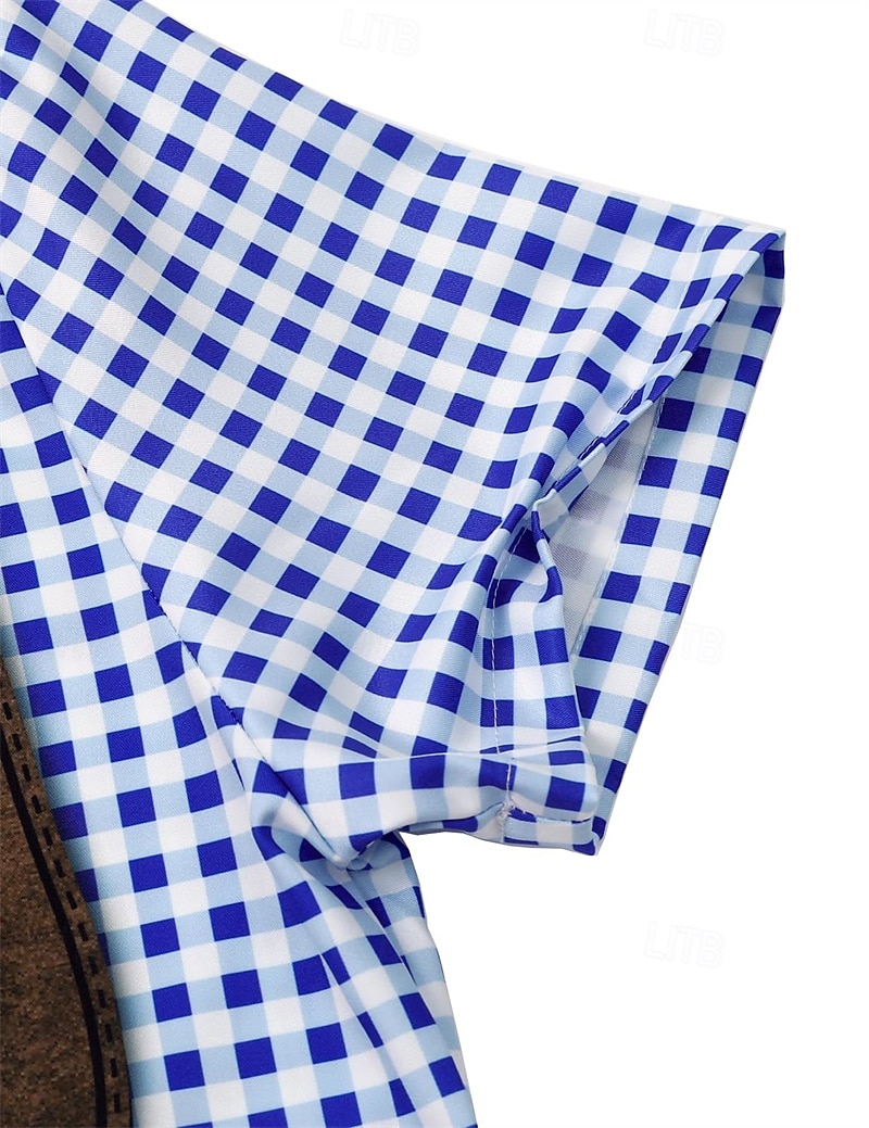 Camicie hawaiane Camicia Aloha bavarese Monaco Tedesco Alpino Grafico per Per uomo Adulti Stampa 3D  per Carnevale Birra Oktoberfest Spiaggia Vacanza Feste del 2026 a $23.99 –P10