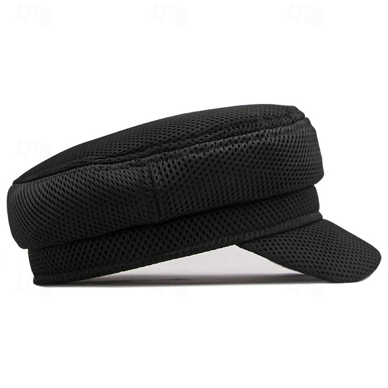 Férfi Vadászsapka Baseball sapka Szalmakalap Kamionos kalap Fekete Fehér Poliészter Háló Divat Alkalmi Utca Napi Sima Állítható Fényvédő Légáteresztő 2026 - $9.99 –P6