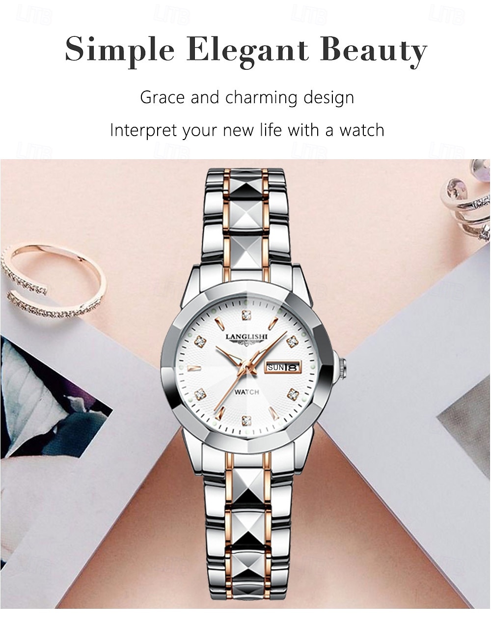 Montres de luxe pour femmes, mode décontractée, acier inoxydable, lumineuses, étanches, à quartz de 2025 ? $29.99 –P1