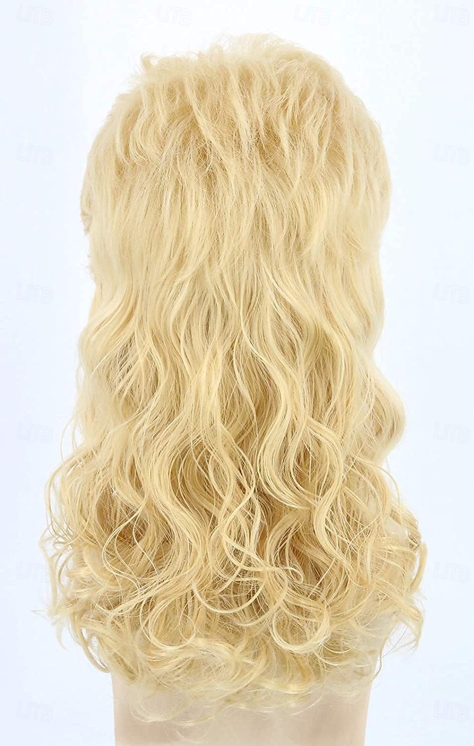 parrucca da uomo, parrucca anni '80, parrucca bionda lunga e liscia, parrucca mullet, costume di Halloween, parrucca alla moda, accessori per feste eleganti. del 2026 a $24.99 –P7
