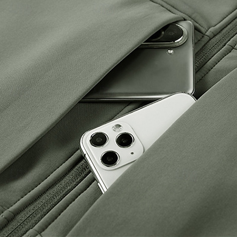 Per uomo Giacca a Vento Giacca da escursionismo Giacca in pile da escursionismo Cotone Inverno All'aperto Termico Antivento Giacche in pile Nero Giallo Verde militare Cachi Grigio del 2025 a $55.99 –P9