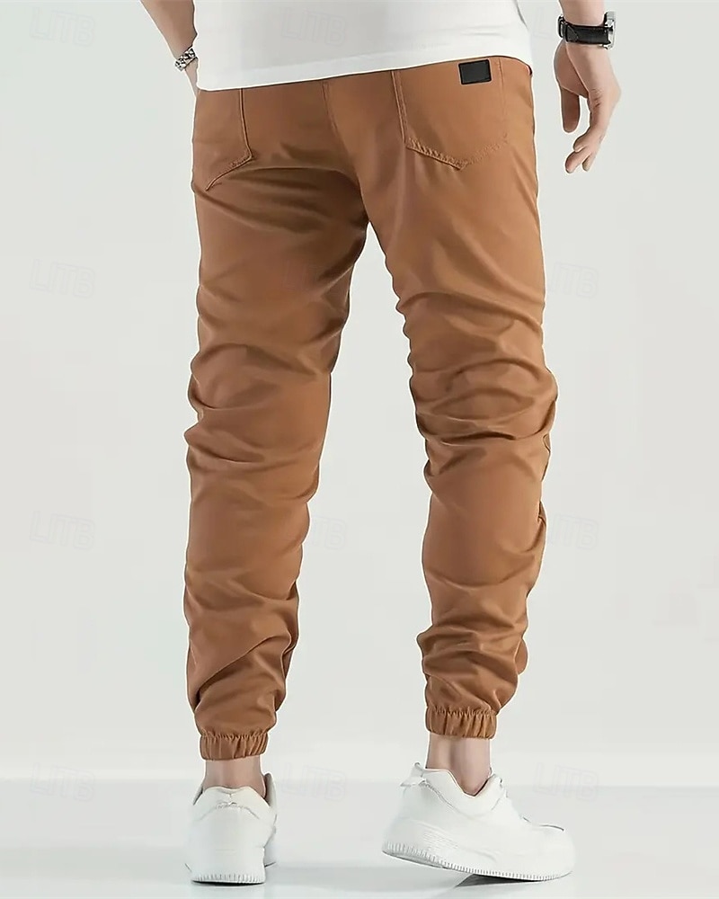 Per uomo Pantaloni Cargo Pantaloni Tasca Coulisse Elastico in vita Semplice Indossabile All'aperto Quotidiano Campeggio & Escursionismo Moda Classico Marrone Scuro Nero del 2025 a $22.99 –P2