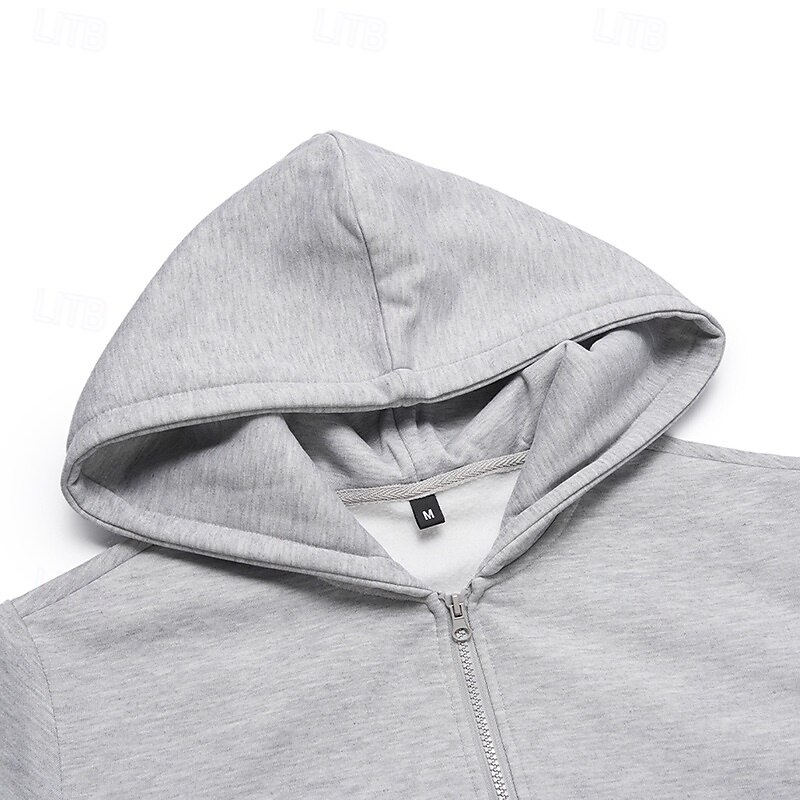Per uomo Felpa con cappuccio Felpa con cappuccio e zip corta Felpa con cappuccio in pile Nero Grigio Con Cappuccio Mezza zip Semplice Con zip Zip a un quarto Sport & Outdoor Casuale Quotidiano del 2025 a $27.99 –P3
