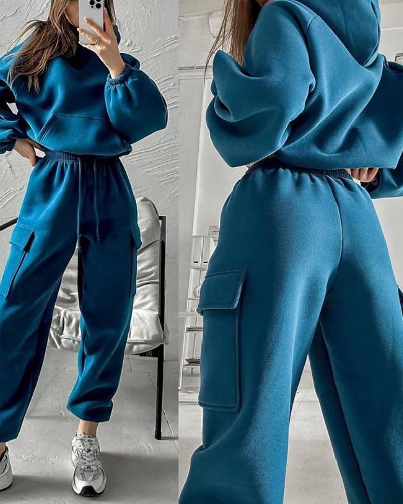 Mujer Tracksuit Pantalones Deportivo Pantalones de chándal Encaje Bolsillo Color sólido Trajes de Yoga Otoño Magenta Negro Gimnasio Ropa Deportiva Corriendo Mantiene abrigado Resistente al Viento 2025 - $35.99 –P1