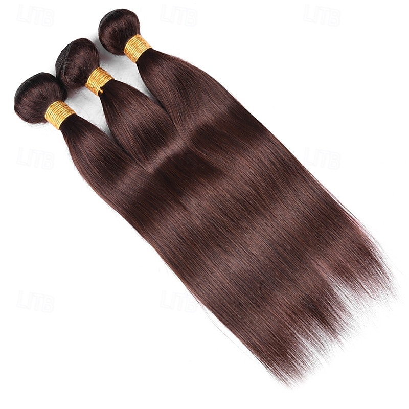 capelli brasiliani capelli umani 2# colore castano scuro capelli lisci fasci 3 fasci del 2025 a $177.99 –P2