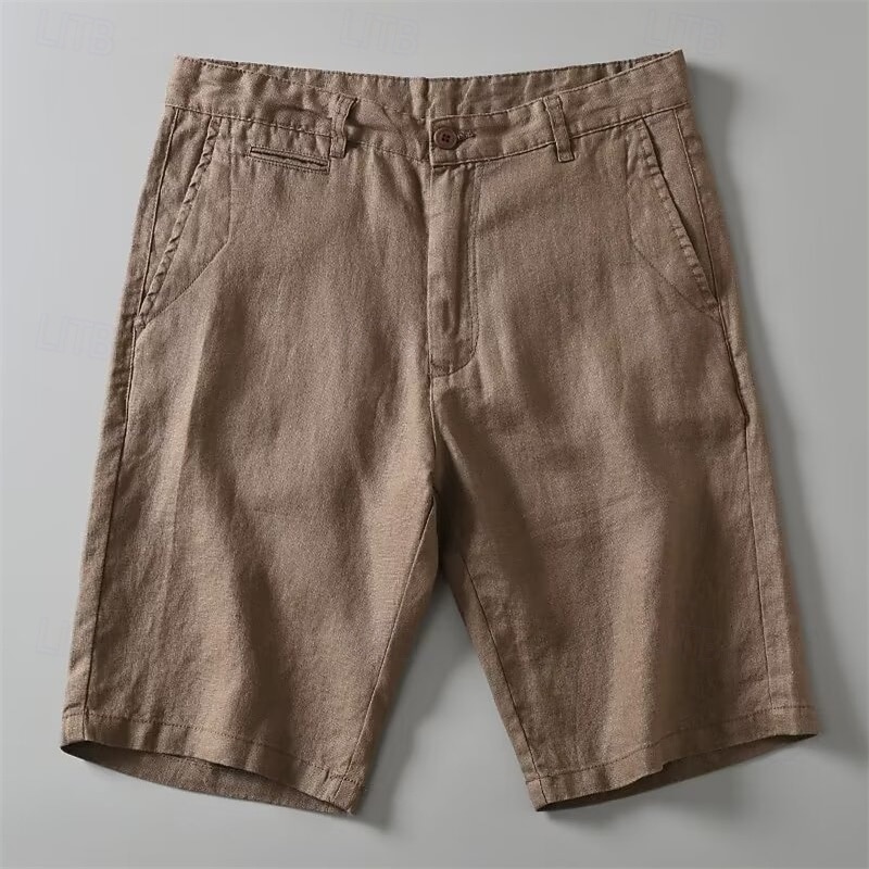 Miesten Shortsit Liinavaatteet Kesähousut Rantahousut Napit Tasku Tavallinen Mukavuus Hengittävä Lyhyt Loma Pyhäpäivä Hiekkaranta Havaijilainen Boheemi Valkoinen Khaki 2026 - $24.99 –P5